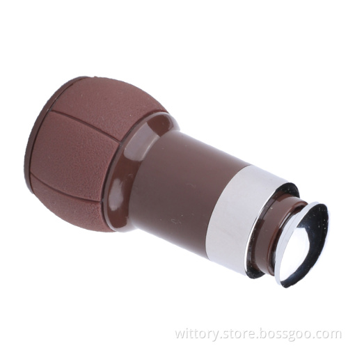 Piston top with leather grain smart car charger